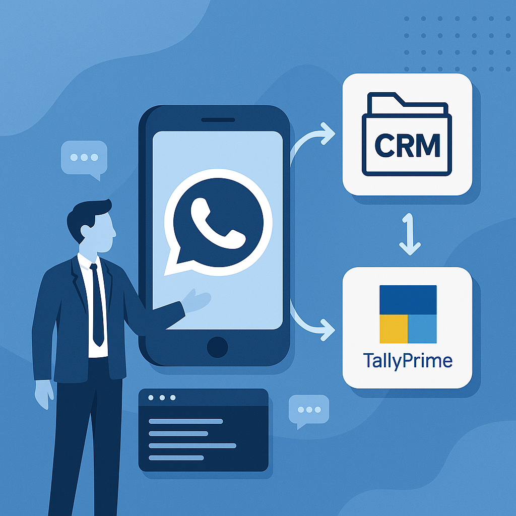 Streamline Business with Zoho CRM & TallyPrime WhatsApp Automation